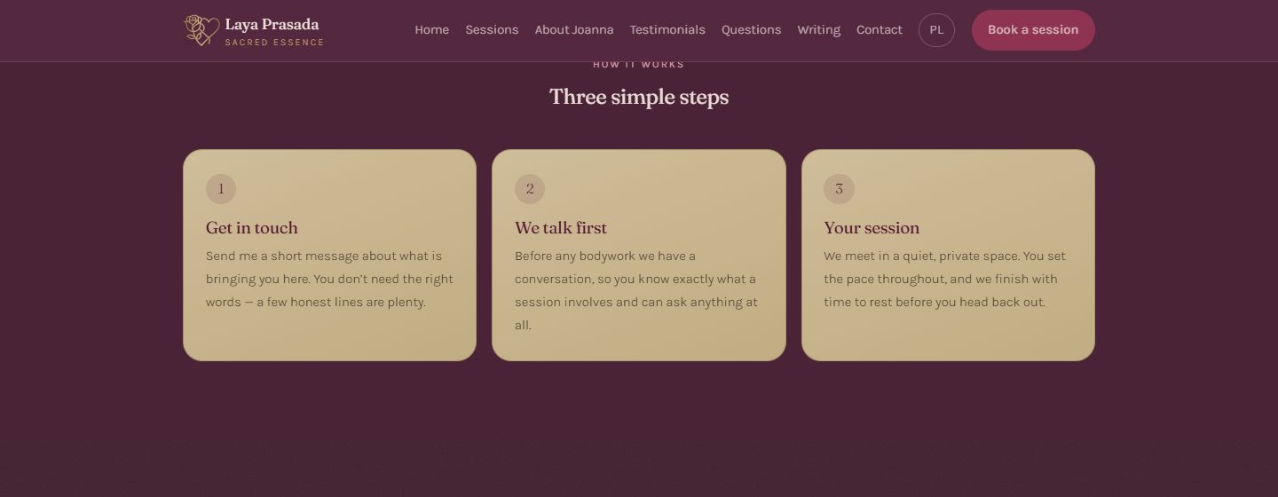 Three-step process