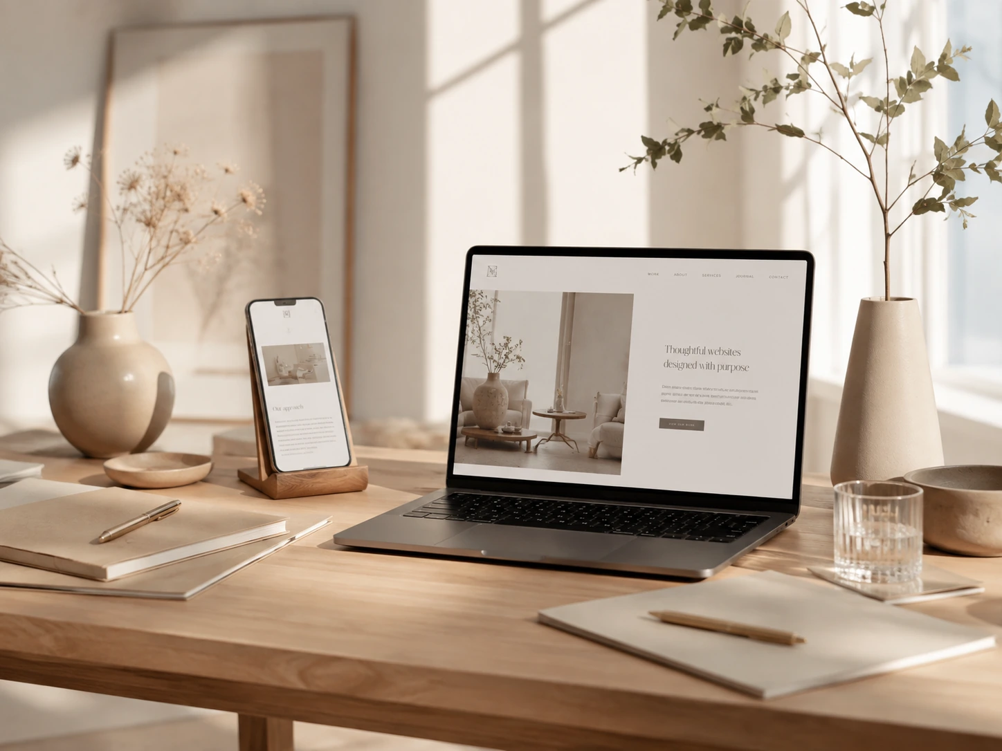 Website design visual